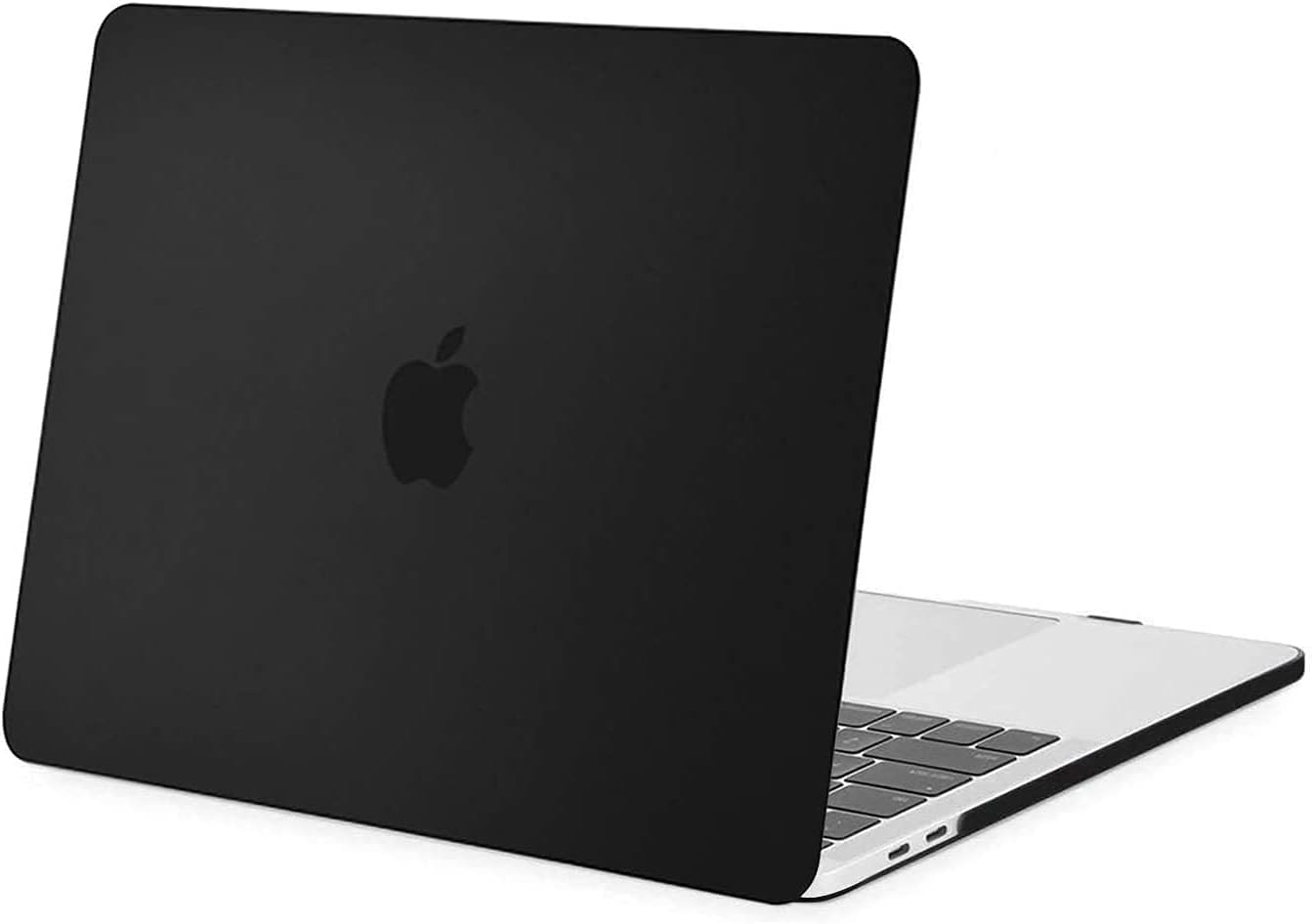 MORUS Compatible with MacBook Pro 15 Inch Case 2019 2018 2017 2016 A1990 A1707, Plastic Hard Shell Case with Keyboard Cover for Mac Pro 15 Touch Bar, Black