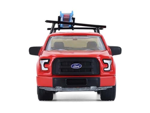 2015 F 150 Pickup Truck con escalera 1/64 coleccionable miniatura 4