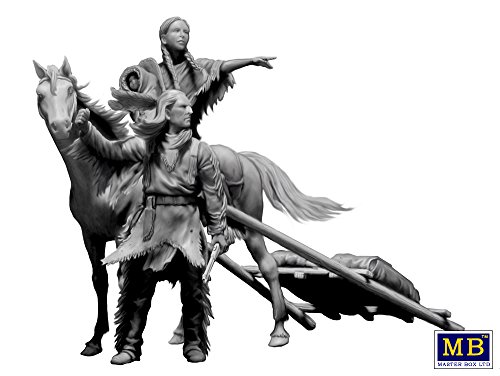 Figura Serie Guerras Indias Great Plains Masterbox miniatura 2