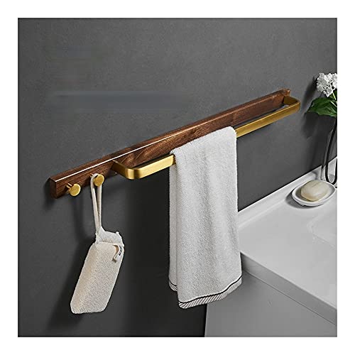 Porte-serviette en noyer anti-humidité pour éviter le linge mal séché