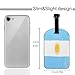 Argentina Flag Luggage Tag with Privacy Protection,Travel Luggage Identifier,Fashionable Travel Accessory