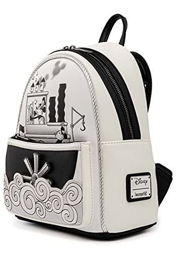 Loungefly Disney Mickey Steamboat Willie Music Cruise Womens Double Strap Shoulder Bag Purse4