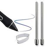 sciuu punta in lega di titanio compatibile con wacom pro pen 2, [2 pezzi] punte tips di ricambio accessori per wacom cinitq 16 dtk1660 / intuos pro pth660 wacom cintiq pro dth2420 stylus stili stilo