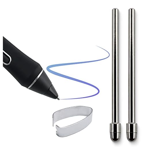 sciuU Punta en Aleación de Titanio Compatible con Wacom Pro Pen 2, [Pack de 2] Puntas Tips de Reemplazo Accesorios para WACOM Cinitq 16 DTK1660 / Intuos Pro PTH660 Wacom Cintiq Pro DTH2420 Stylus