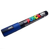 Blue Posca Water Based, Non Toxic Paint Pen Marker for Marking Queen Bees Safely with a Blue Dot