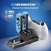 Switch Controller Charger Station for Nintendo Switch & OLED, Pro Charging Dock for JoyCon/Pro/ PS5 Controller/Xbox, 6 in 1 Charging Stand Accessories for Nintendo Gamepad, Black, Image 3 Switch Controller Charger Station for Nintendo Switch & OLED, Pro Charging Dock for JoyCon/Pro/ PS5 Controller/Xbox, 6 in 1 Charging Stand Accessories for Nintendo Gamepad, Black, Image 3