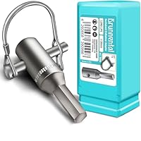 BRUNNENTAL® SECHSKANT Erdbohrer Adapter + Quick Change Bolzen für Hand Bohrmaschine - Nutze deine Schlagbohrmaschine als Brunnenbohrer - Erdlochbohrer Adapter für Bohrer mit Ø 40 60 80 100 120 150 mm