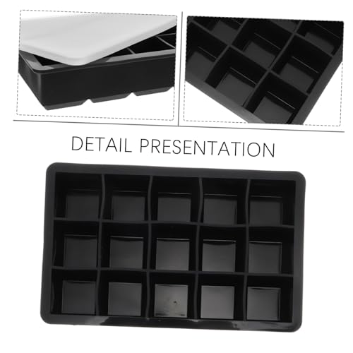 Set 2 cubeteras de silicona con tapa flexible miniatura 7