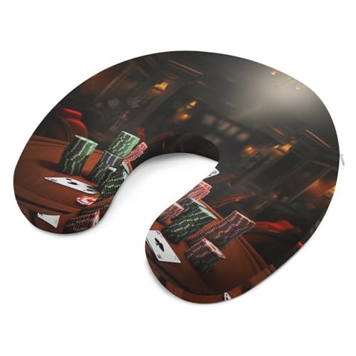 Almohada cervical de memoria para viaje y oficina miniatura 6