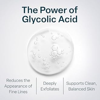QRxLabs Glycolic Acid Pads - Radiance Pads with AHA for Face & Body - Exfoliates Skin Surface - Helps Tone & Brighten Skin, One-Step Makeup Prep - Acne Treatment Clearing - Daily Pads - 50ct