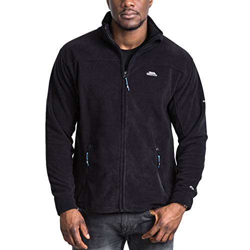 Trespass Herren Warme Fleecejacke Bernal, Black, L, MAFLFLJ20009_BLKL