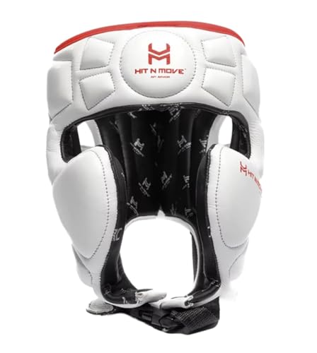 Image of HIT N MOVE Air Armor Precision Boxing Headgear - Lightweight & Protective Headgear for Men and Women in MMA, Kickboxing, Muay Thai, Training & Sparring and Combat