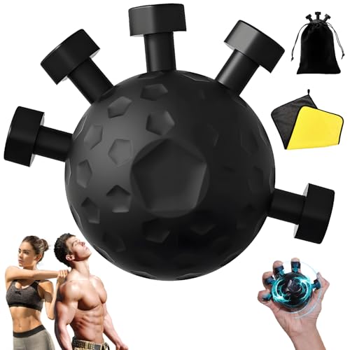 Fosoloni Finger-Griffstärker, 2025 Neuer Handtrainer Fingertrainer, 25-45 KG Griffkrafttrainer für Den Muskelaufbau, Griffkraft Trainer für Musiker,Sportler, Boxer, SchwacheStrickschal