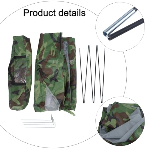 Carpa portátil impermeable para camping con estructura reforzada miniatura 5