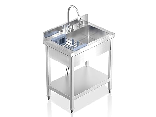 Stainless Steel Utility Sink, 28