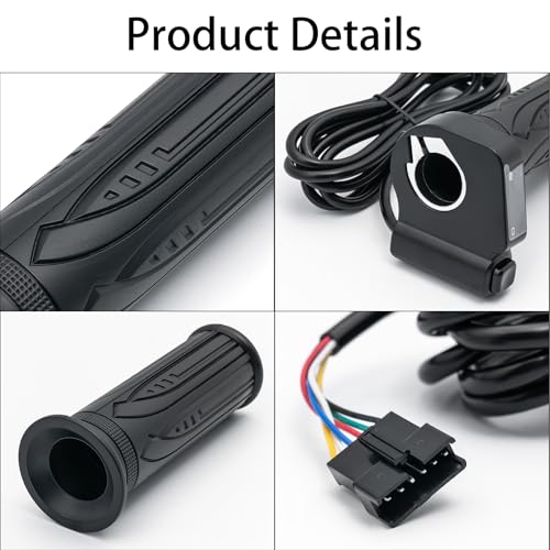 Image of 48V E-Bike Twist Throttle 6-Pin Grip Cruise Control for Jetson Bolt Pro