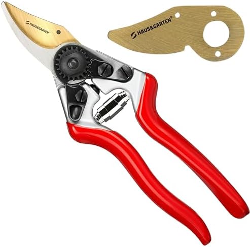 Haus & Garten PrecisionPRO Titanium Bypass Pruning Shears and Rep...