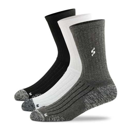 Image of Supersox Calf Length Sports Socks For Men Combo, Made With Durable Breathable Cotton, Anti Odour, Anti Bacterial, Anti Sweat, Moisture Aborbant with Thick Cushioned Bottom (Multicolor, Pack of 3)