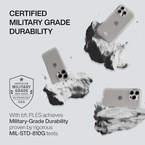 Coque iPhone 16 transparente mate résistant aux traces et aux chocs PLES ARCHE - 5