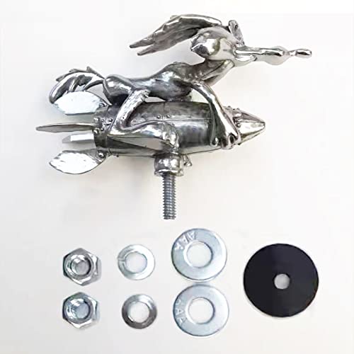 Coyote Hood Ornament, Vintage Car Decoration Art Metal Hood Decoration Rocket Car Hood Ornaments Self-Adhesive Convoy Decor Emblems For Bonnet Car Motorcycles Vehicles Trucks Decoration Styling #TOP5