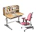 DSHUJC Sedia da Studio per Bambini Sollevatore da Tavolo, Tavolo e Sedia per Ragazzi, Ragazze, Bambini, scrivania e Sedia per Scrivere, Leggere e disegnare