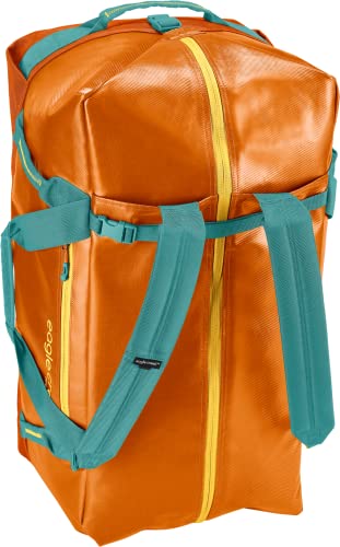 Eagle Creek Migrate Duffel 90L Travel Bag - Featuring Durable Water-Resistant 100% Recycled Materials, Wide Mouth Opening, And Tuck Away Backpack Straps, Dandelion Yellow #TOP1