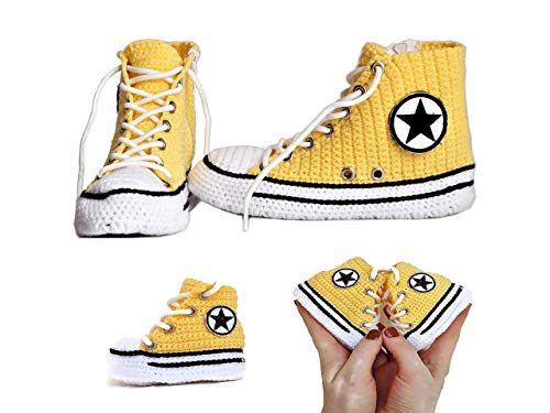 sa by seay handmade Matching Family Outfits, Mommy & Daughter Crochet Slippers, Father & Baby Knitted Sneakers - Custom Booties Couples, Customizable Fashion Shoes