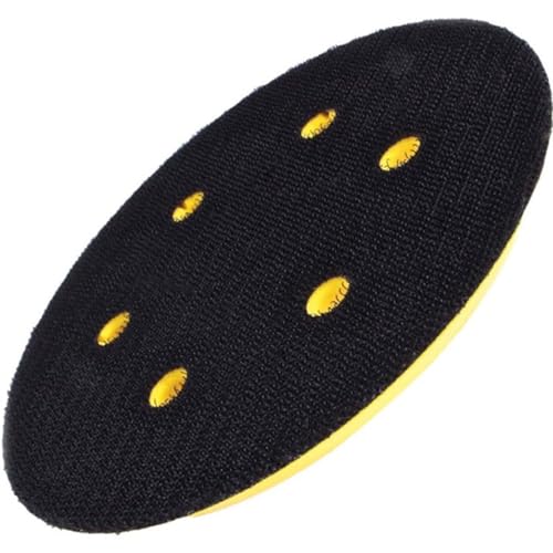 Plato Para Lijadora Orbital con Velcro 6 Agujeros 150mm. 6'