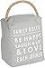 Open Door Décor Family Rules: Be Happy Laugh A Lot Stopper