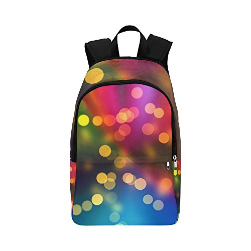 ENEVOTX Bokeh Light Reflections Light Abstract Casual Daypack Travel Bag College School Backpack