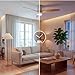 Imagen de Cecotec Ventilador de Techo con Luz con Mando a Distancia EnergySilence Aero 4600 Arctic Steel&Sand