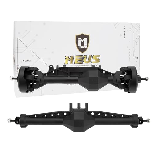 MEUS RACING 1/10 Nylon ISO Stright Axles with Front Axle Counterweight for Axial Capra II SCX10 II and Other DIY 1/10 RC Crawler (AR44/AR45 Wheel Distance 194MM)