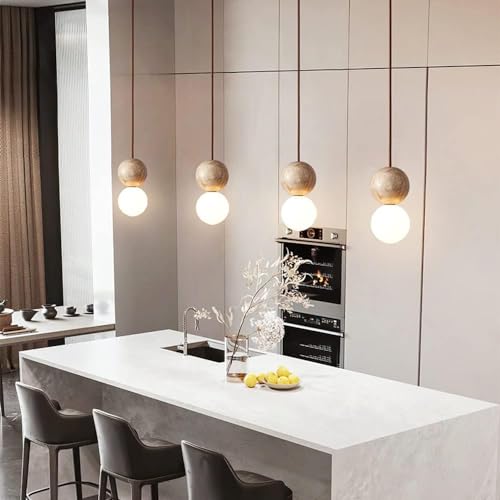 Suspension chambre à coucher en verre pour éclairage de chevet - 3