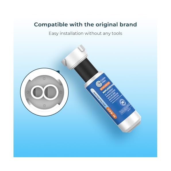 Crystala-Filters-Water-Filter-Compatible-with-XWFE-Built-in-CHIP-Replacement-for-GE-XWFE-XWF-Refrigerator-Water-Filter-Pack-of-1
