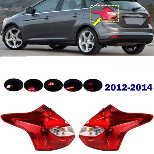Feu arrière pour Ford Focus Hatchback avec clignotant LED complet - 4