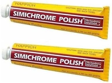 SIMICHROME All Metal Polish 50 Gram Tube 1.76 oz - 2 Pack