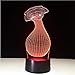 Produktbild Nachtlicht Vase Tischdekoration Lampe 3D-Illusionslampe 7 Farbwechsel Nachtlicht USB-Fernbedienung Schalter Schlafzimmer