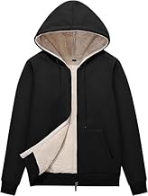 KSHS Womens Fleece Lined Zip Up Hoodie Jacket Cozy Warm Sweatshirt Coat for Winter | Stylish Soft Hooded Outerwear for Cold Weather | Casual Wear with Pockets for Women