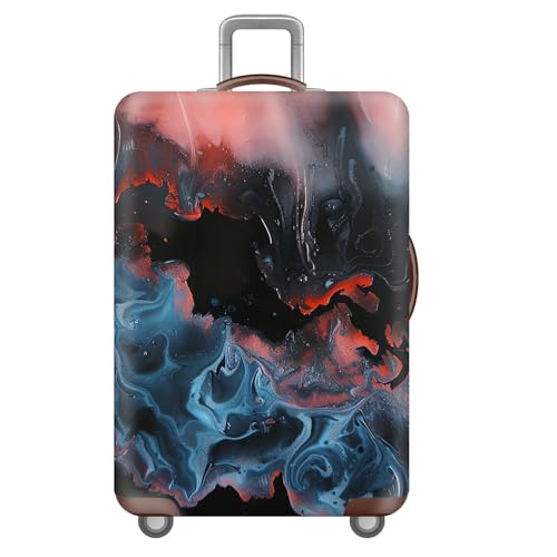 Lavable Y EláStica Funda Protectora para Maleta,Resistente A ArañAzos Fundas Maletas,Luggage Cover Ideal para Viajes,Negocios Y como Funda Antipolvo,Apta para NiñOs Y Adultos (Gradiente,M(22-24inch))