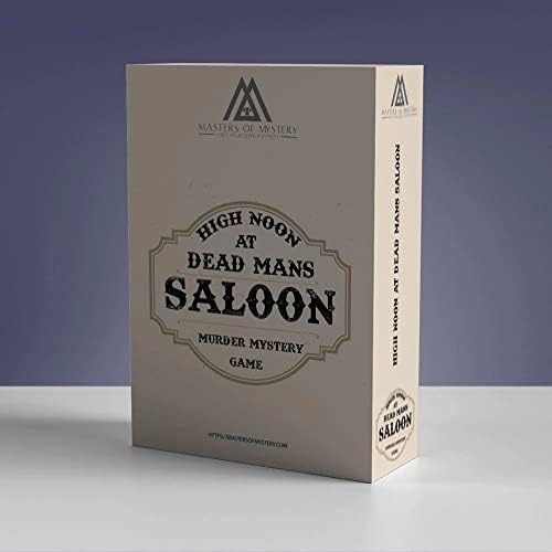 Wild West Cowboy Murder Mystery Host Your Own Game Kit Up To 20 Players - USB Version With Digital/Printable Files Medium English 4 - 20 Players