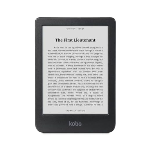 Kobo Clara BW | eReader | 6â€ Glare-Free Touchscreen with ComfortLight PRO | Dark Mode Option | Audiobooks | Waterproof | 16GB of Storage | Black