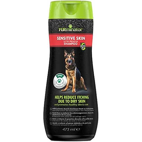 FURminator Sensitive Skin Shampoo For Dogs 473ml, Colourless Cover