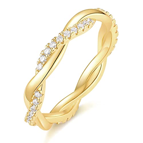 Zakk Eternity Ring 3mm Damen Ewigkeitsringe Titan Verlobungs