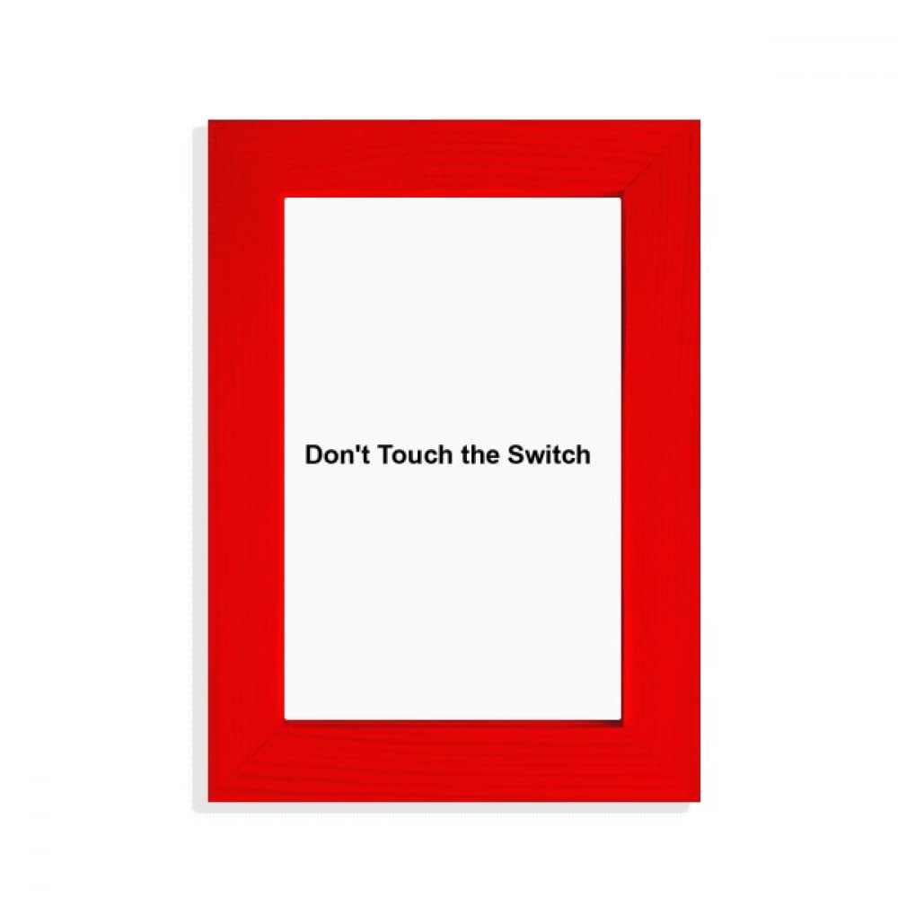Cadre photo Don't Touch Switch Noir pour protéger vos photos contre les traces de doigts