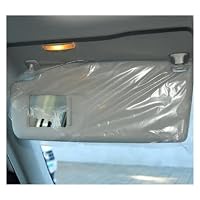 Parasole Auto Lato Sinistro Per VW Tiguan (2008-2016) Con Specchio E Luci – Sostituzione Visiera Originale, Colore Grigio