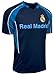 Boy's Real Madrid Performance Jersey, Youth Sizes Licensed R. Madrid Shirt (YL) Blue