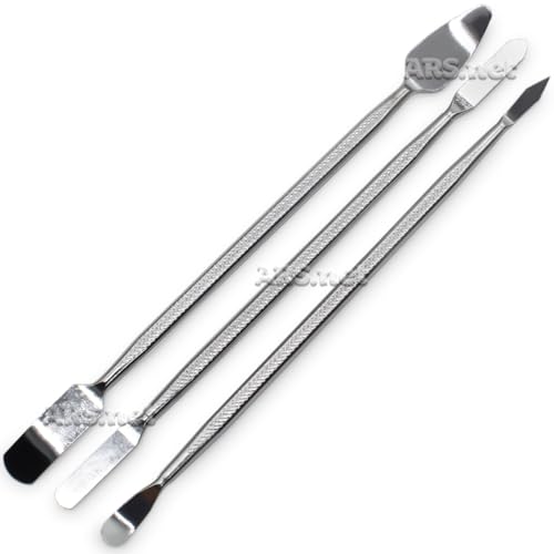 Kit 3 Espátulas De Aço Precisão Para Manutenção Reparo