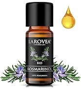 LAROVEA Rosmarinöl für Haare 10ml - Für Haarwachstum und Haarausfall-Vorbeugung, nährt die Kopfha...