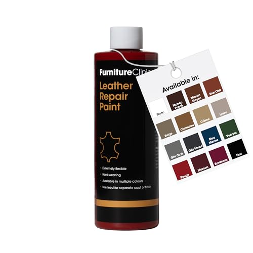 Furniture Clinic Peinture et teinture pour réparation du cuir | Colorant auto-scellant pour des...