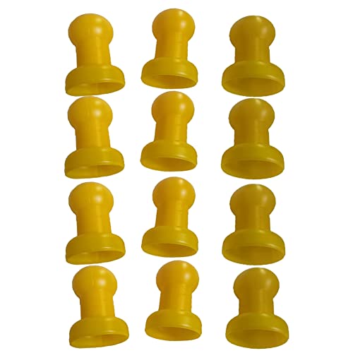 Erpmlyo 12PCS Trampoline Capuchon de Protection Trampoline Net Couverture de Protection Trampoline Pole Cap pour Crochet Net pour Trampoline Cover